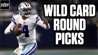 NFL WildCard Round Picks Best Bets amp Against The Spread Selections  Drew amp Stew [upl. by Aisatna936]