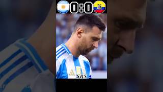 Argentina Vs Ecuador Copa America Penalty Shootout shorts youtube football [upl. by Analrahc924]