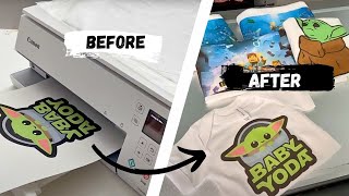 DIY Custom TShirts Using The Best Heat Transfer Paper [upl. by Lillywhite129]