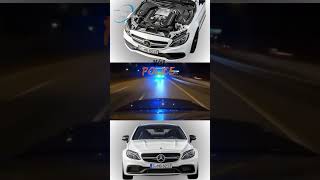 AMG C63 VS POLICE sieuxe shortvideo [upl. by Helbon]