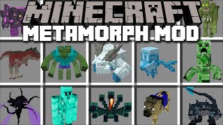 Minecraft METAMORPH IN TO BOSSES MOD  DANGEROUS MORPHING AND SHAPE SHIFTING  Minecraft Mods [upl. by Dominick]