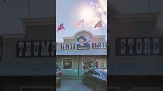 Trump Store in Bandera Texas The Cowboy Capital of the World oh yee haw yippee kii yay shorts [upl. by Gainor]