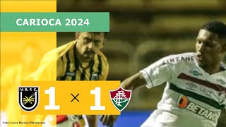 VOLTA REDONDA 1 X 1 FLUMINENSE  CAMPEONATO CARIOCA 2024 VEJA OS GOLS [upl. by Alexander]