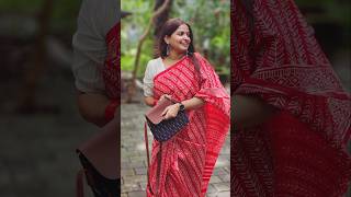 1 Minute Predraped Cotton Sarees🥻 Myntra Haul [upl. by Altman443]