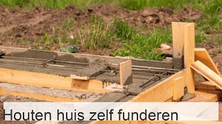 Fundering voor een blokhut normen keuze amp werk [upl. by Farrand]