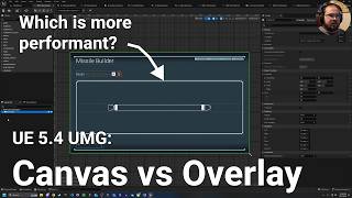 Should you use Canvas Panels or Overlays Unreal 54 UI Optimization [upl. by Byrdie]
