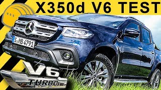 XKlasse X350d V6 TEST amp Fahrbericht  258 PS amp 550Nm  MERCEDES X Klasse  Amarok V6 Gegner [upl. by Weibel]