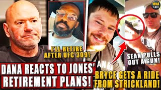 Dana White REACTS to Jon Jones RETIRING after UFC 309 Holloway ACCUSES UFC of protecting Topuria [upl. by Buskirk]