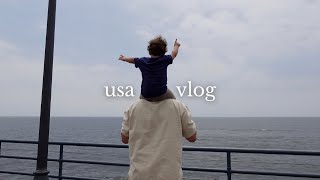 USA vlog pt1 Target Santa Monica Beach Trader Joes haul [upl. by Garceau]