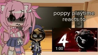 poppy playtime react toCHAPTER 4 read descpoppy playtimegachagacha clu [upl. by Magdala]