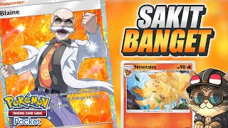 Blaine Jadi Deck Budget Terkuat Sih Kalau Begini  Pokemon Pocket Indonesia [upl. by Mcdonald]