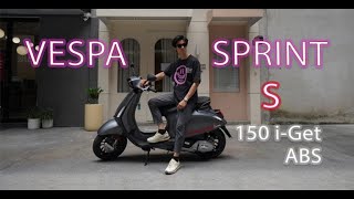 รีวิว Vespa SPRINT S 150 iGet ABS เครื่องแรงใช้ได้ แต่ราคาแรงกว่า แล้วมันน่าซื้อไหม [upl. by Modeste]