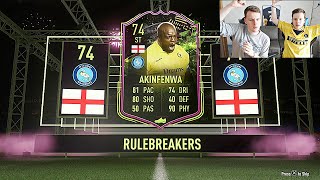 HOW WE GOT AKINFENWA RULEBREAKERS  WE BOUGHT SOME INSANE UPGRADES FOR FUT CHAMPIONS FIFA 21 RTG [upl. by Nyloj]