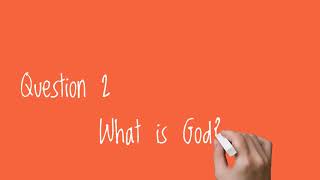 New City Catechism Question 2 What is God [upl. by Raimund]