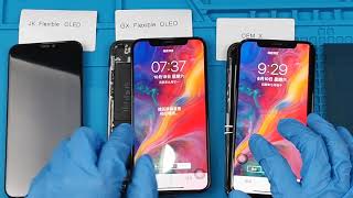 So sánh màn hình iPhone X Oled GX vs màn hình iPhone X Zin Chính Hãng [upl. by Othilie]