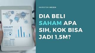 Saham  Cara Agar Investasi Saham Bisa Jadi 1M 🤑 [upl. by Ryle]