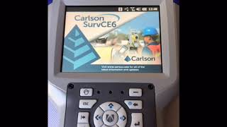 Carlson SurvCEPC connect bluetooth Topcon GTS230 series Total Station [upl. by Ahsiem]