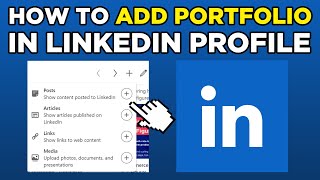 How To Add Portfolio in Linkedin Profile 2024 [upl. by Yannodrahc211]