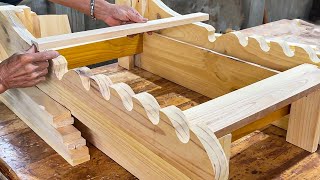 The Best Adirondack Chair  Amazing Woodworking Projects  Handcrafted Outdoor Furniture [upl. by Loeb940]