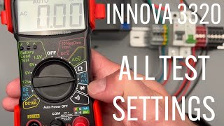 How To Use  INNOVA 3320 Multimeter [upl. by Ynneb]