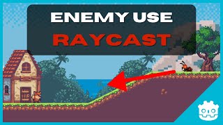 RayCast In Godot Tutorial How To Create Smarter Enemies Enemy AI [upl. by Melborn]