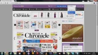 how to read deccan chronicle newspaper online for Free 2 [upl. by Langelo]