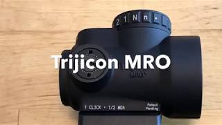 Trijicon MRO review and comparison against the Aimpoint PRO [upl. by Warring]