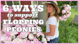 6 Ways to Support Flopping Peonies [upl. by Ainosal]