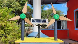 Increíble maquete con turbina usando panel solar  Proyecto escolar [upl. by Adriell]