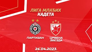 Liga mlađih kadeta Partizan  Crvena zvezda 26 ceo meč [upl. by Nile]