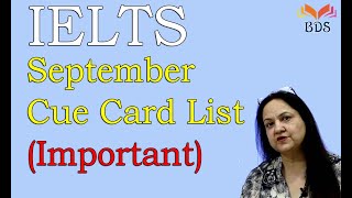 September Cue Card List [upl. by Ruscher]