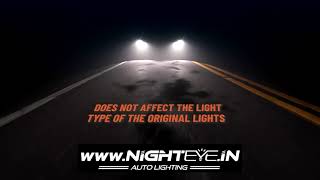 NightEye A315 S4 H4 LED Headlight Bulb Demo  Official NightEye LED Website India [upl. by Ecneitap]