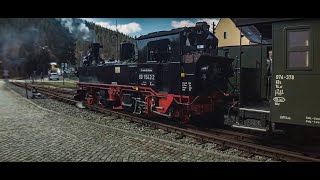 Preßnitztalbahn Impressionen einer wunderschönen Eisenbahn im Erzgebirge IV K Dampf im Preßnitztal [upl. by Beaumont]