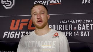 UFC on FOX 29 Justin Gaethje PostFight Media Scrum  MMA Fighting [upl. by Binette]