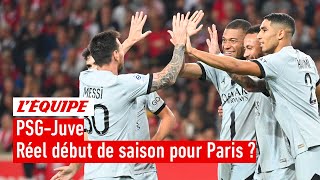 La saison du PSG démarretelle contre la Juve en Ligue des champions [upl. by Annas]