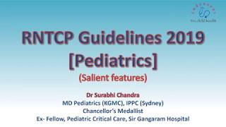 TB RNTCP 2019 Childhood TB Pediatric TB [upl. by Llennehc21]