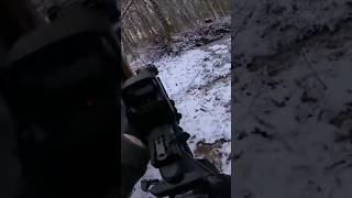 GBBR VFC HK416 under Snow milsim airsoft military [upl. by Nevag]