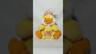 CampF Trading Corp Plush Stuffed Yellow Quacking Duck Lovey Plusg Toy Vintage 11quot [upl. by Anon153]