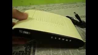 MODEM ADSL THOMSON TECHNICOLOR TG580v2 [upl. by Aprile]