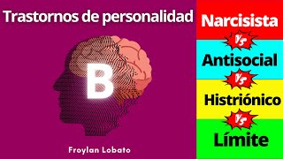 Trastornos de la personalidad🧠 Clúster B  Narcisista Antisocial Histriónico Límite Dx y Tx [upl. by Conner]