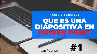 Que es una diapositiva en POWER POINT [upl. by Rennat]