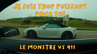 E550 AMG vs PORSCHE 911 IL NE FAUT PAS PROVOQUER LE MONSTRE du MAROC [upl. by Llacam]