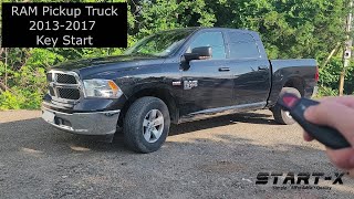 StartX Remote Start Install Ram Pickup Truck 1317 [upl. by Agnesse]