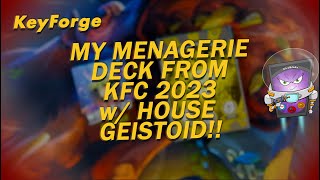 KeyForge Menagerie Deck w Geistoid From KFC2 [upl. by Esinyt]