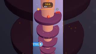 Helix Jump Game play3d gaminghelix jump 3d game 🎮voodoo helix jump gameplay [upl. by Enyalb]