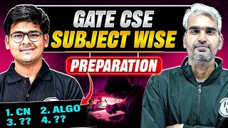 GATE 2025 CSE  Subject Wise Preparation  GATE Exam Strategy [upl. by Mazlack]