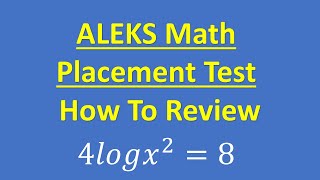 ALEKS Math – How To Review For The ALEKS Math Placement Test [upl. by Attelocin683]