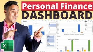 How to Design a Personal Finance Dashboard in Excel [upl. by Notsuoh]