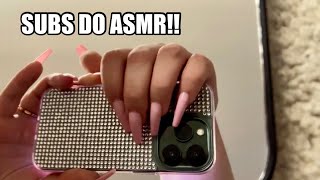 SUBSCRIBERS DO ASMR CAMERA TAPPING amp SCRATCHING [upl. by Angelico732]