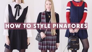 How to Style Pinafore Dresses [upl. by Noiramaj576]